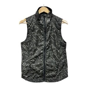 Under Armour Storm 1 Vest Womens S Camo Full Zip Running‎ Reflective Windbreaker